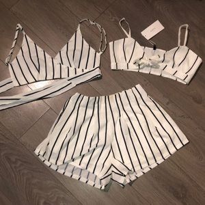 Zaful three piece short set.
